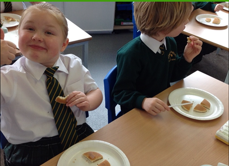 Year 1 and 2 making fractions practical and fun.